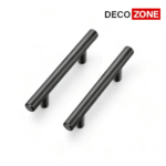 Tirette cigare noir mat 128 mm - Poignée de meuble Maroc