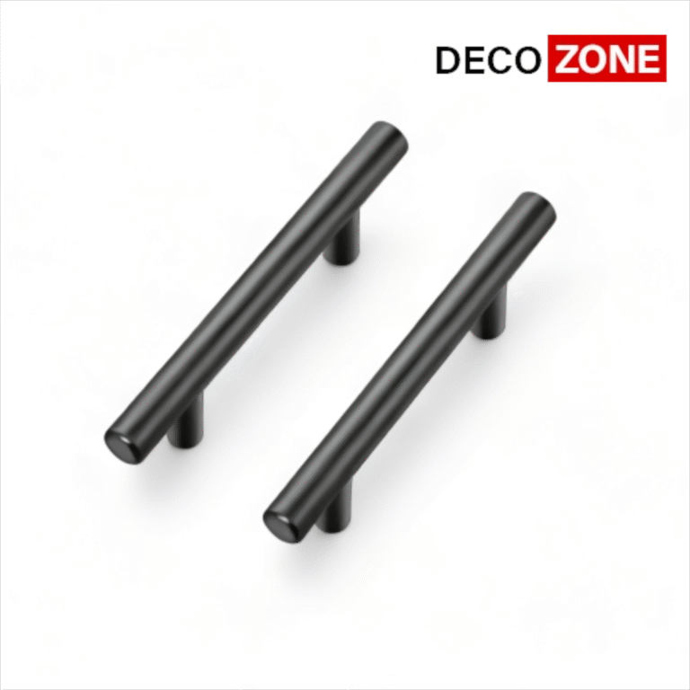 Tirette cigare noir mat 128 mm - Poignée de meuble Maroc