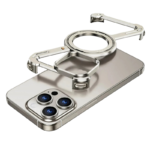 Z-Case iPhone 15 Plus : Coque Métallique Bumper, Support 360° et Compatibilité MagSafe Intégrée – Image 2