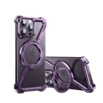 Z-Case iPhone 14 Pro Max : Coque Bumper en Aluminium, Support 360° et MagSafe – Image 2